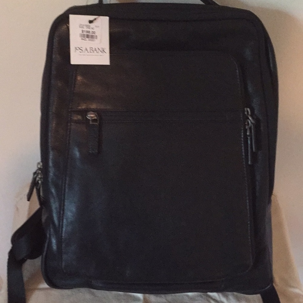 Jos A Banks Men (New) Black Backpack.